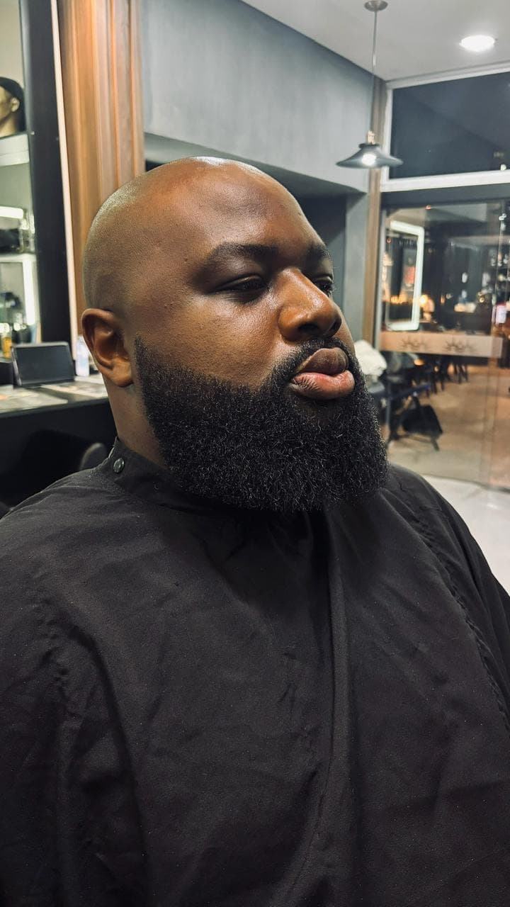 Barba modelada 